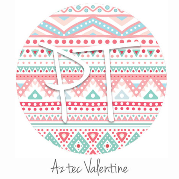 12"x12" Permanent Patterned Vinyl - Aztec Valentine