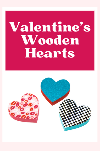 DIY Valentine's Day Wooden Heart Decorations: A Step-by-Step Tutorial 