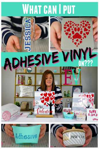 What can you apply Adhesive Vinyl onto?