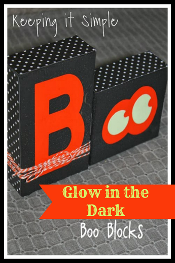 Glow In The Dark Boo Blocks