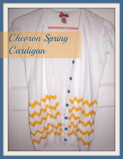 Chevron Spring Cardigan