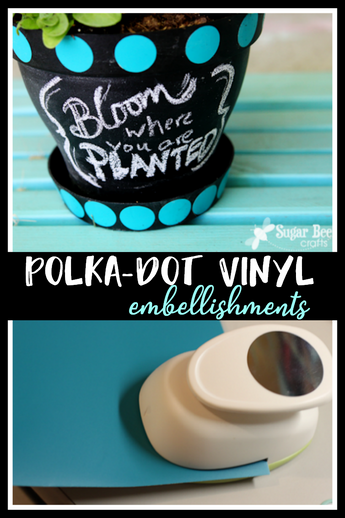 Polka Dot Vinyl Embellishments