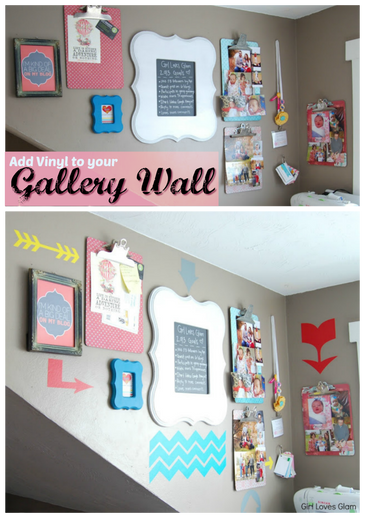 Add Vinyl To Gallery Wall