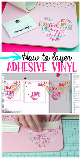 Layering Adhesive Vinyl