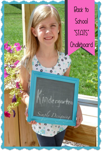 Back To School "Stats" Chalk And Dry Erase Boards