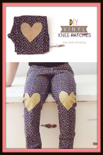 Knee Patches leggings with Heat Transfer Vinyl - Sisters, What!