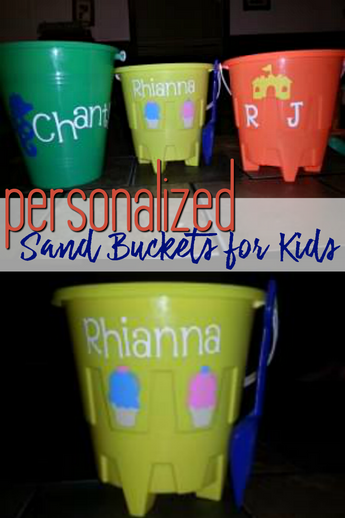 Personalized Sand Buckets