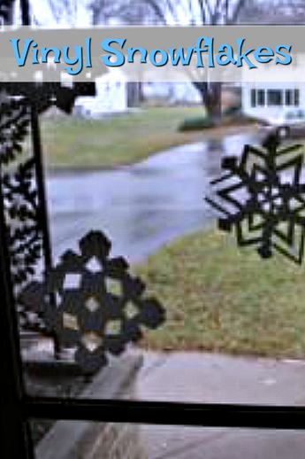 Vinyl Snowflakes