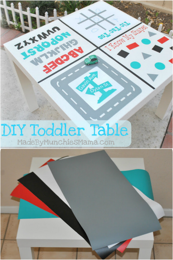 DIY Toddler Activity Table