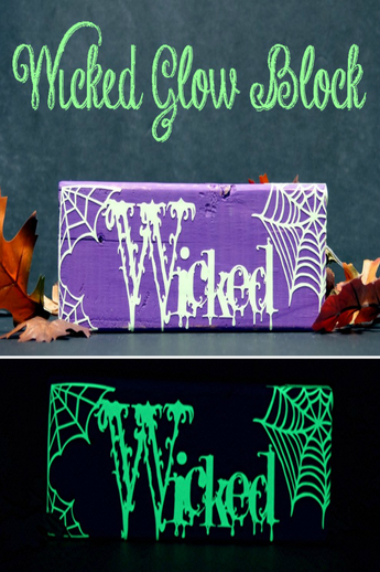 Glow in the Dark Halloween Craft - Expressions Vinyl