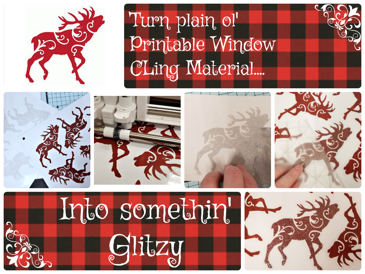 Silhouette Printable Window Cling CLEAR