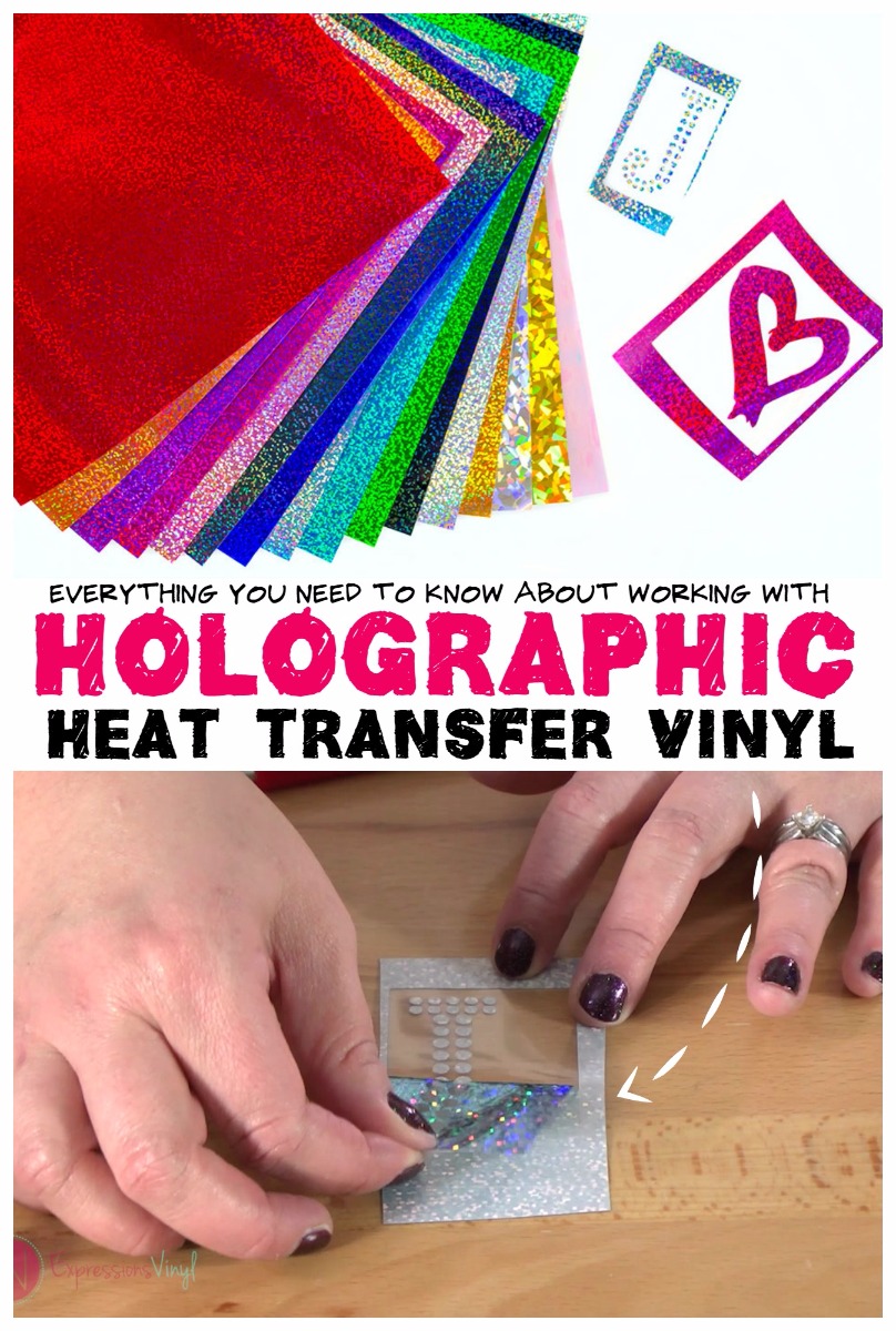 Holographic Vinyl and HTV Silhouette Cut Settings and Application Tips -  Silhouette School