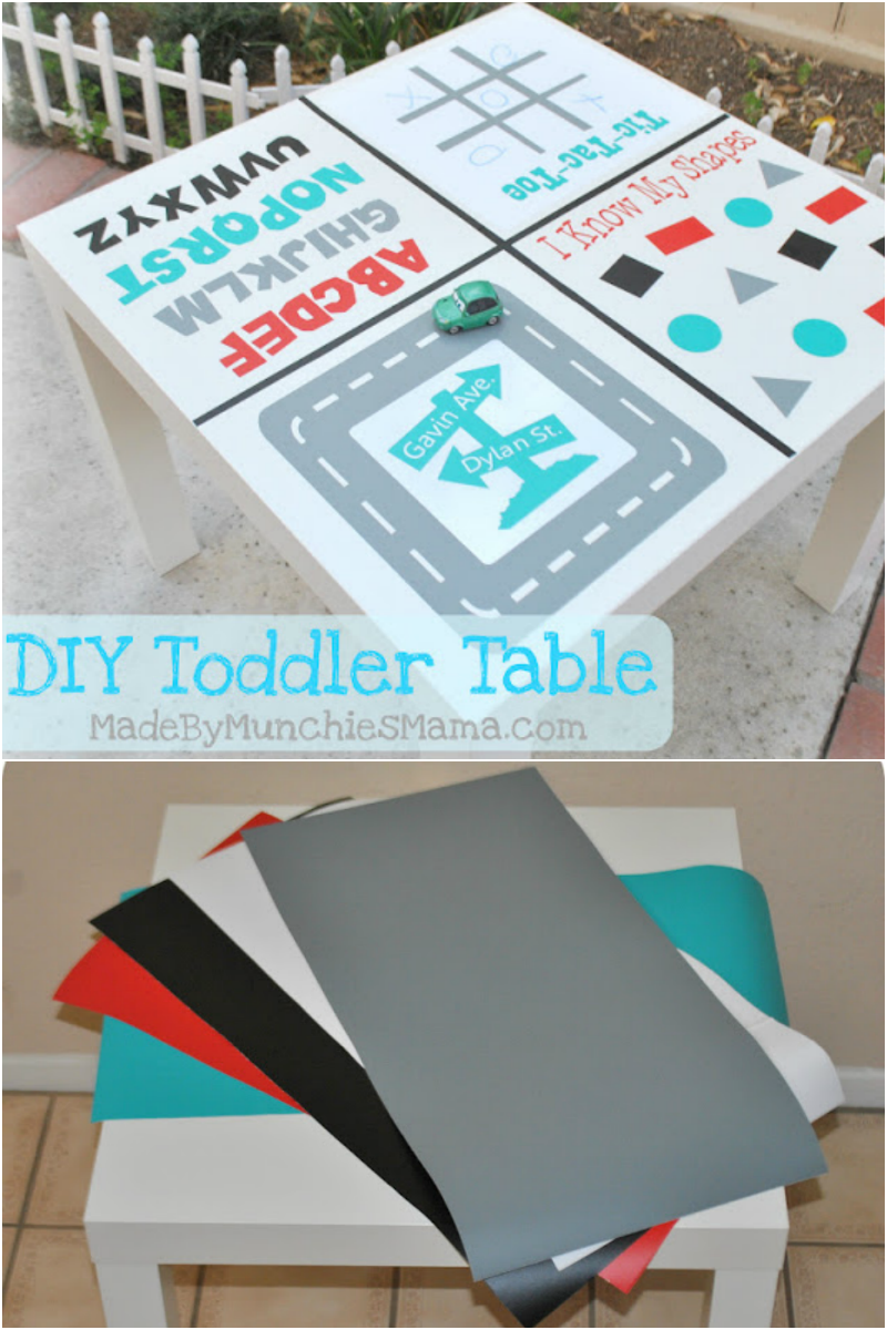 diy activity table for toddlers