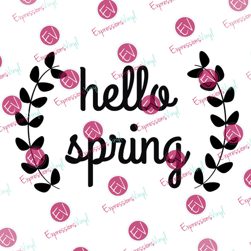 Download Hello Spring Digital Cut File