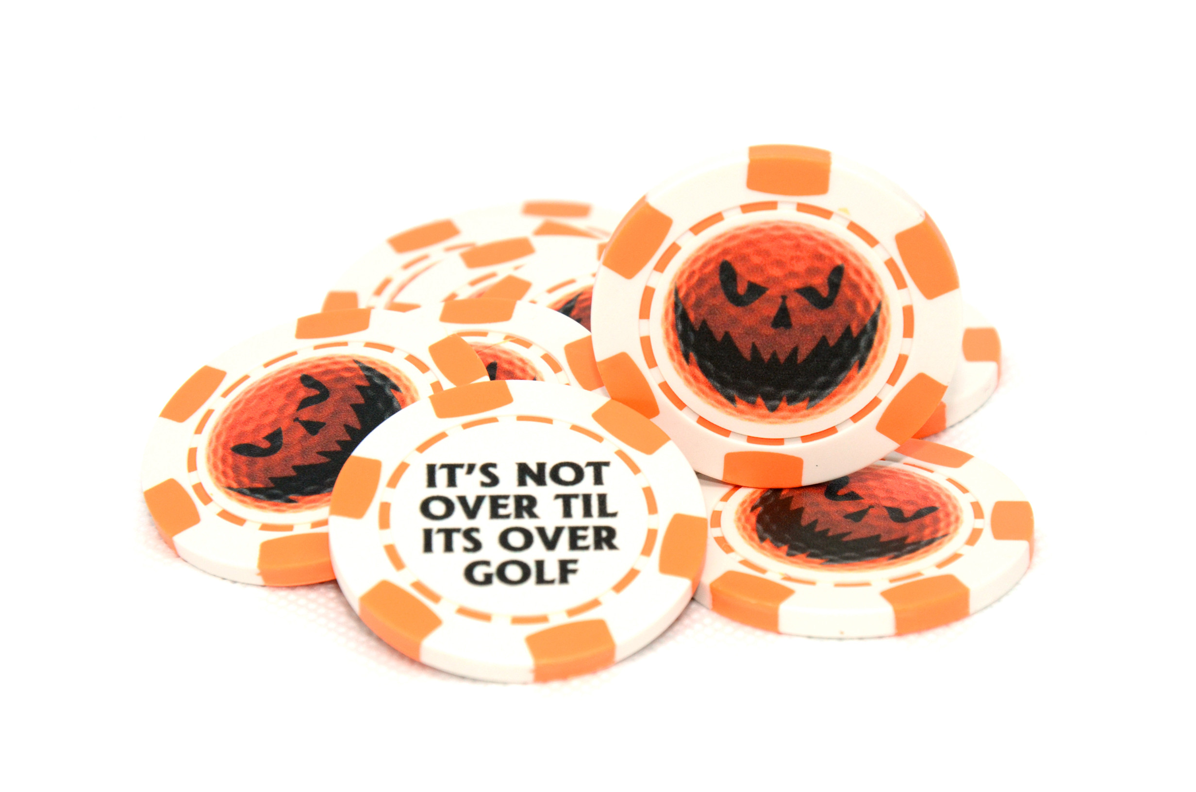 Custom Poker Chip Golf Ball Markers