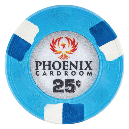 Phoenix 10-gram Real Clay Poker Chips