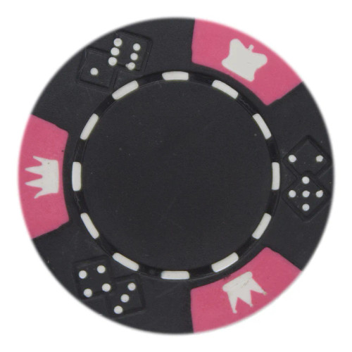Crown and Dice Poker Chips