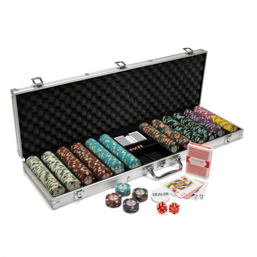 600 Showdown Poker Chip Set with Aluminum Case