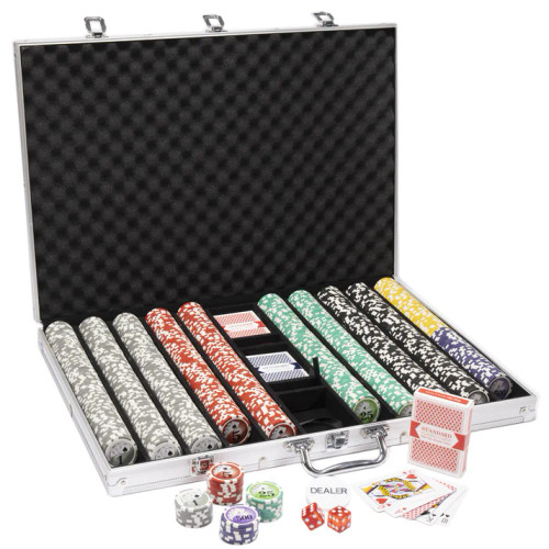 1,000 Yin Yang Poker Chip Set with Aluminum Case