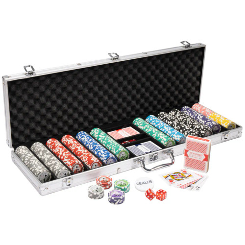600 Yin Yang Poker Chip Set with Aluminum Case