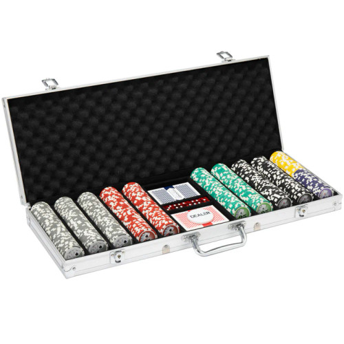 500 Yin Yang Poker Chip Set with Aluminum Case