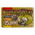 5 $25,000 Nevada Jacks Ceramic Poker Plaques