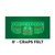 Green Craps Felt 8 Foot