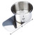 Jumbo Stainless Steel Slide Under Cup Holder
