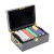 500 Scroll Poker Chip Set with Black Mahogany Case