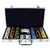 300 King's Casino Poker Chip Set with Aluminum Case