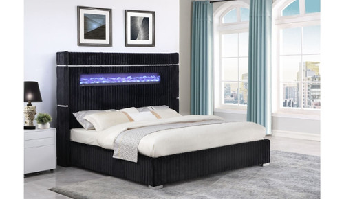 Global Black King Bed