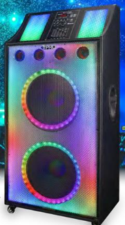 10000 Watts LED Lights Bluetooth Speaker