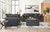 Mondo Charcoal Living Room Set