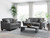 Cosmic Charcoal Living Room Set