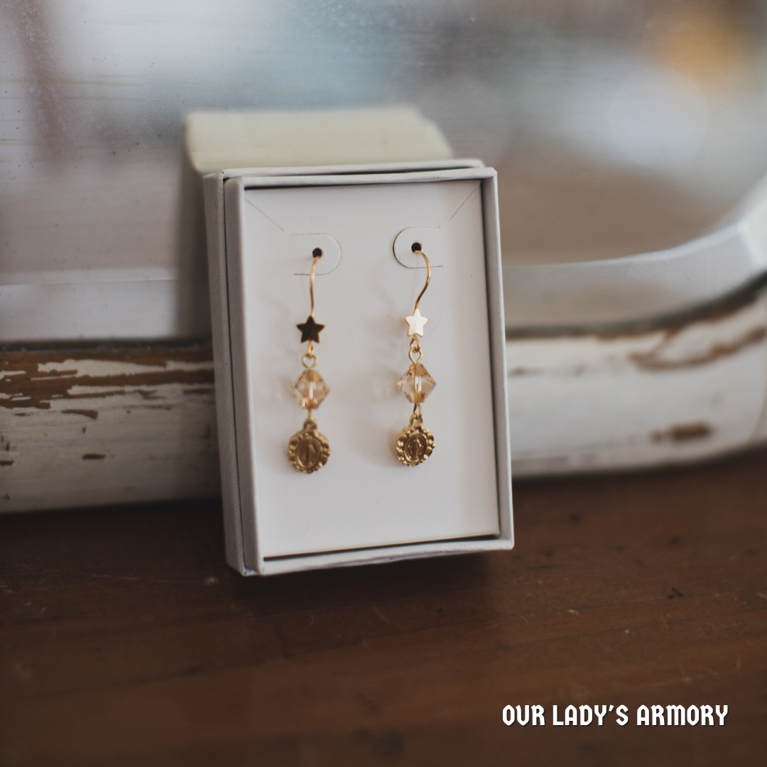 morning star earrings