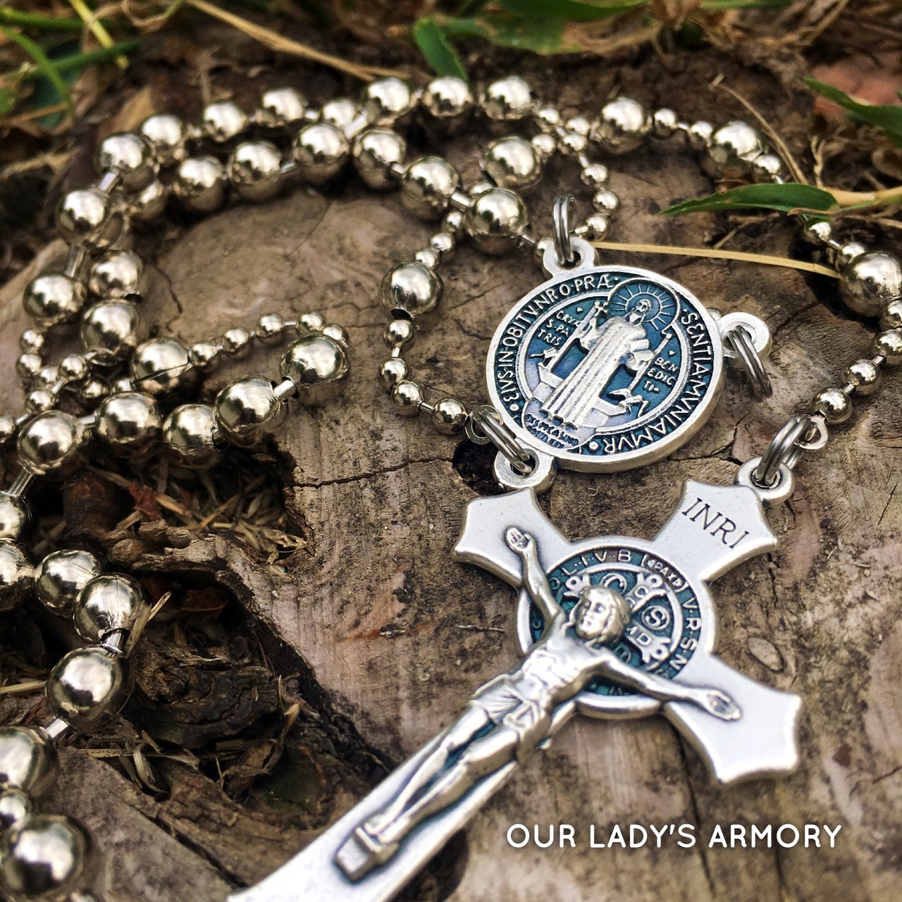 Cross of Saint Benedict Tie Bar by Our Lady's Armory