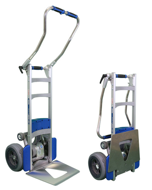 SANO LiftKar SAL PRO FOLD electric stair climber hand truck standing upright