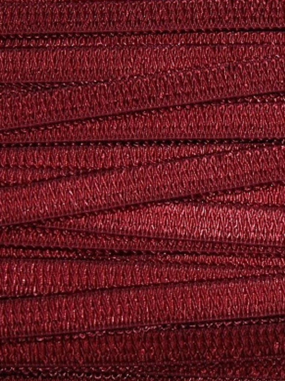 12mm Bra Strap Elastic - Maroon Red