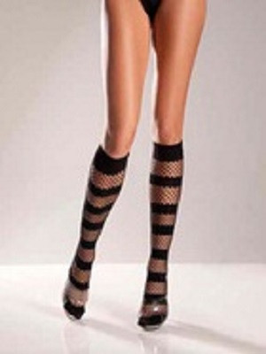 Fishnet Knee High Stockings