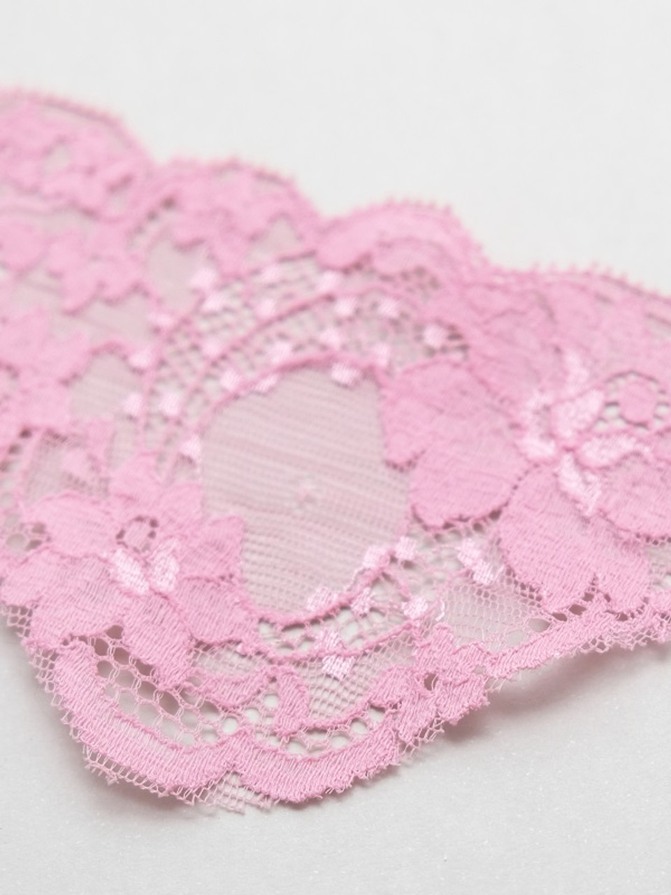 Lace Galloon with Pink Ribbon, Trim and Edges