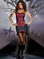 Transylvanian Vampire Halloween ladies costume
