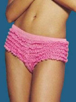 Musk Pink Ruffle Shorts