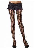 Seamless Spandex Stripes Crocheted Stockings Leg Avenue 9707