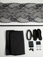 Black lace bra kit