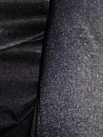 black sparkle stretch mesh