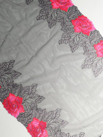 Roses are red wide rigid lace