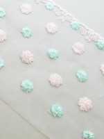 Pink Mint Candy 21cm Rigid Lace