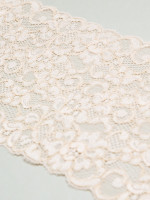 Peach Glow Corded Stretch Lace