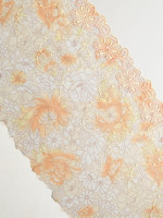 Florals in Gold 21cm  Rigid Lace