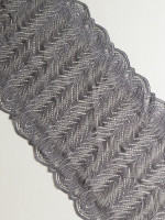 deep grey stretch bra lace